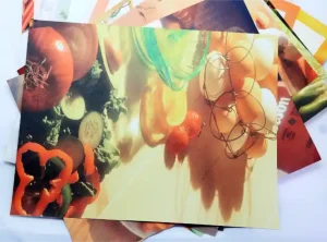 Custom printed paper placemat with kids activity design