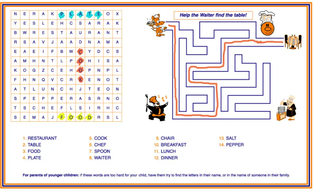 Custom printed paper placemats