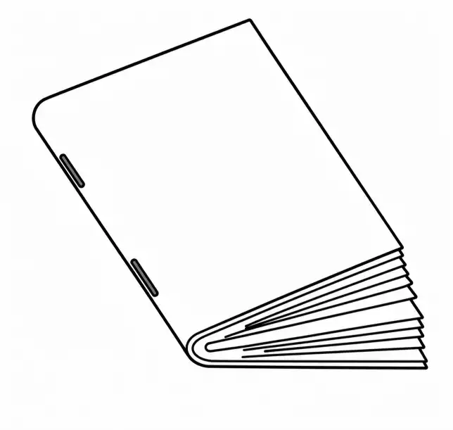 saddle stitch binding for folded booklet and paper guide printing