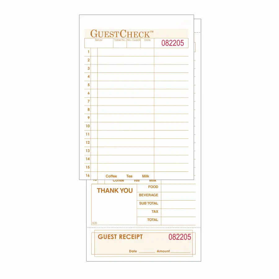 short copy and long copy layout for custom NCR form printing